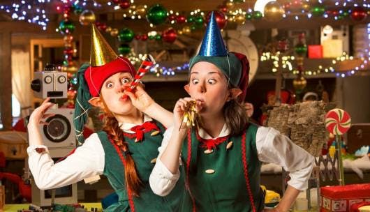 Explore the magical wonders of Santa's Village in the North Pole with Mrs. Claus' photo of an elf's birthday party, so much fun!